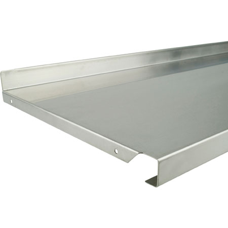 Twin Slot Wall Mounted Shelving Upright 1980mm Stainless Steel 