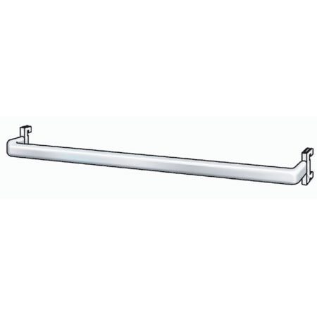 R1326 1000mm Back bar for Twin Slot  Flat Sided Oval